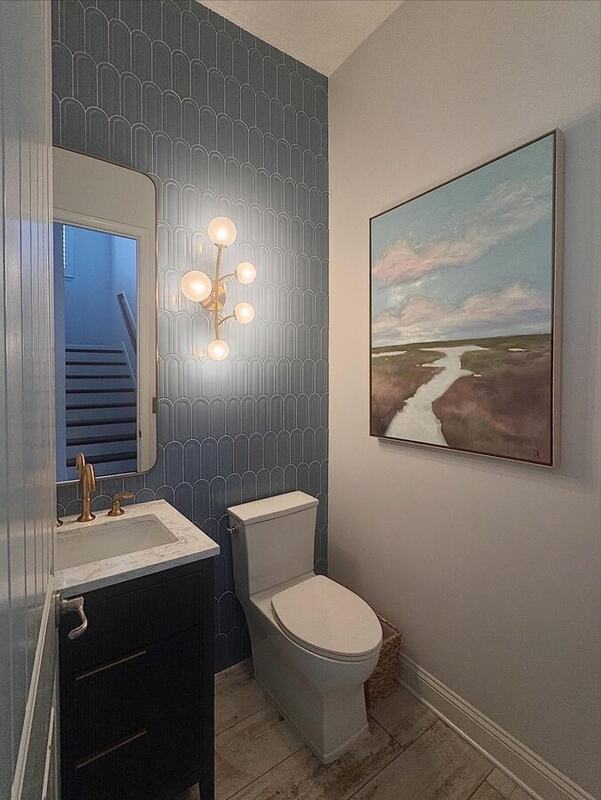 Powder bath interior design in Jacksonville FL