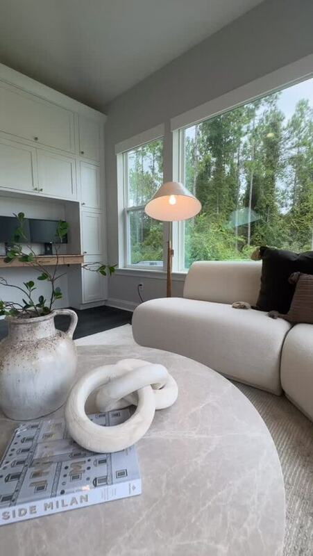 Staged living room by Beck & Co. Design Jacksonville